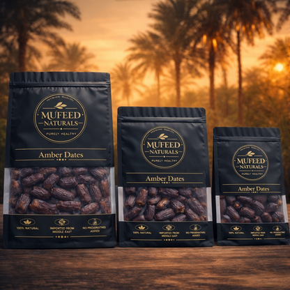 Premium Amber Dates - Rich in Fiber & Natural Energy
