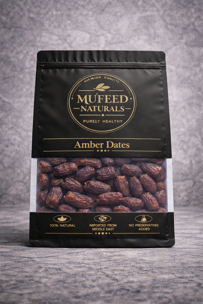 Premium Amber Dates - Rich in Fiber & Natural Energy