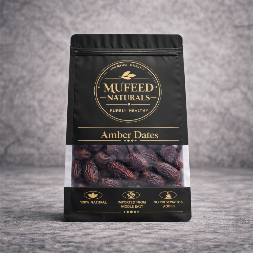 Premium Amber Dates - Rich in Fiber & Natural Energy