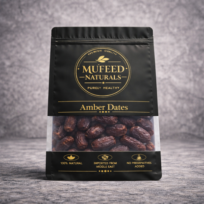 Premium Amber Dates - Rich in Fiber & Natural Energy