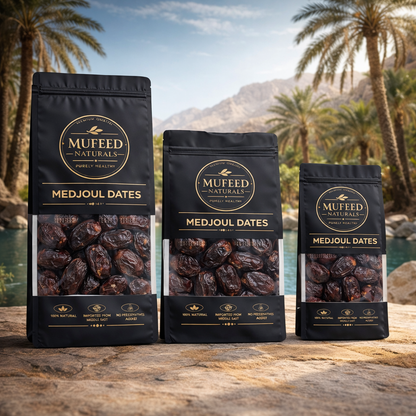 Premium Medjoul Dates - High Fiber Natural Energy Snack